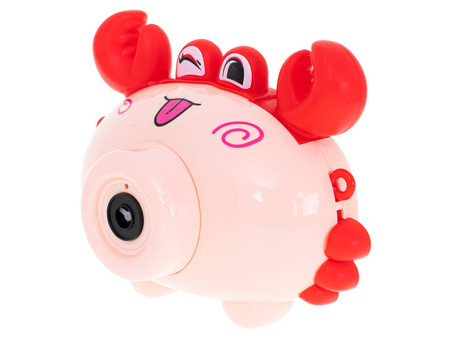 Krab aparat Maszynka do baniek mydlanych czerwony