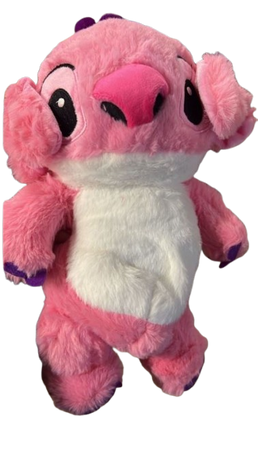 Przytulanka dla dzieci miś szumiś oddychający grający Stitch różowy