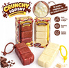 Chrupiący gniotek czekoladka czekolada dla dzieci zabawka antystresowa squishy 2 kolory