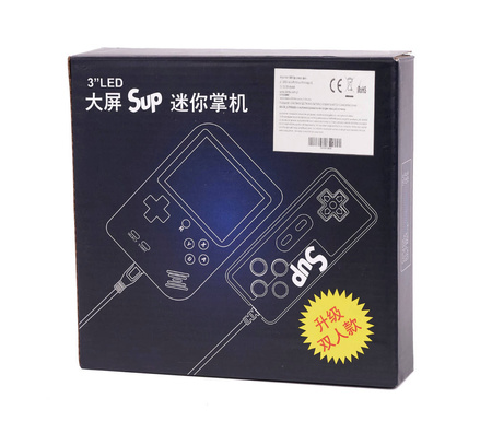 Mini konsola przenośna do gier Retro Pad Zestaw 400 gier Game Box czerwona