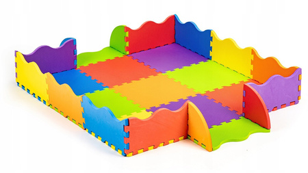 Gruba mata edukacyjna dla dzieci Piankowe puzzle Dywanik do pokoju dziecięcego Suchy basen ECOTOYS