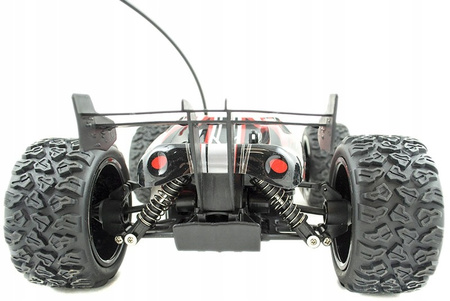 Duży samochód zdalnie sterowany RC Land Buster 2.4G 45km/h 1500mah na pilota czerwony