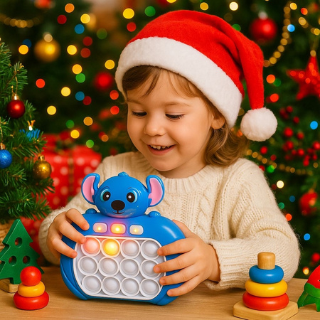 Zabawka zręcznościowa antystresowa dla dzieci POP IT POPIT STITCH gra elektroniczna sensoryczna