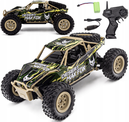 Duży samochód zdalnie sterowany Desert Truck Auto RC Buggy 1:24 2,4GHz żółty