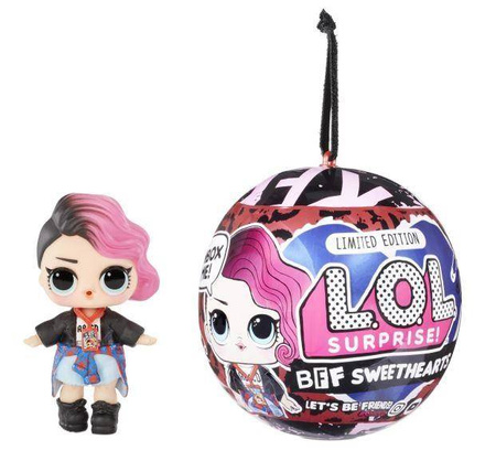  Lalka L.O.L. Surprise BFF Sweethearts ROCKER 1szt. różowa