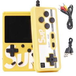 Mini konsola przenośna do gier Retro Pad Zestaw 400 gier Game Box żółta