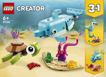 Lego Creator 3w1 - Delfin i Żółw 31128