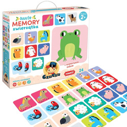 CzuCzu Duuuże Memory Zwierzątka 24szt + scenariusz zabaw