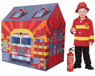 Duży namiot dla dzieci Domek Strażaka Plac zabaw dla dzieci IPLAY