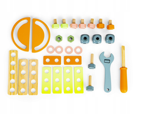 Zestaw Małego Majsterkowicza Narzędzia w skrzyni Mini warsztat Ecotoys TL80013