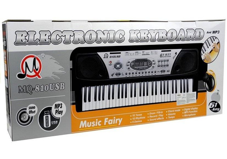Elektroniczne organki keyboard pianinko dla dzieci z mikrofonem zasilacz stojak na nuty