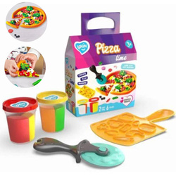 Ciastolina zestaw kreatywny do modelowania dla dzieci pizza z foremkami
