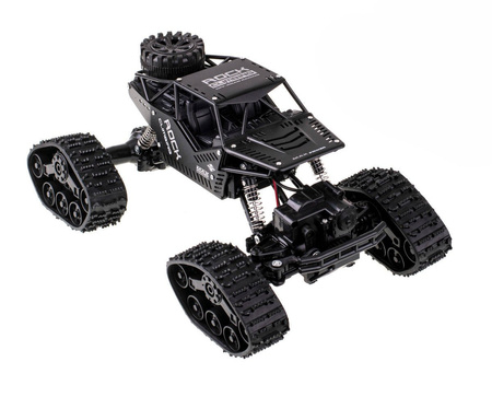 Duży samochód zdalnie sterowany Rock Crawler Climbing Auto RC LHC012 4x4 czarny