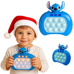 Zabawka zręcznościowa antystresowa dla dzieci POP IT POPIT STITCH gra elektroniczna sensoryczna