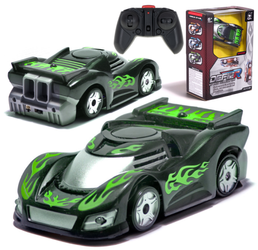 Samochód zdalnie sterowany Defier Climbing Car Auto RC na pilota Jeździ po ścianach zielony