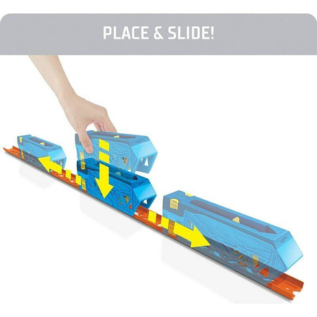 Hot Wheels Truck Builder Przesuwny przyśpieszacz- zestaw do rozbudowy dla dzieci