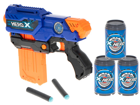 Wyrzutnia Karabin maszynowy NERF na naboje piankowe Strzałki Pistolet z 3 celami dla dzieci