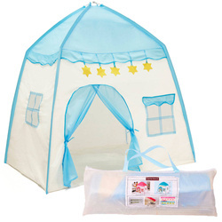 Składany namiot Domek do zabawy - niebieski