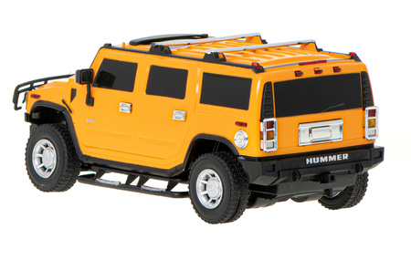 Zdalnie sterowany szybki samochód RC Hummer z efektami świetlnymi 1:24 żółty