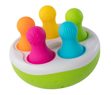 Kolorowe Wańki Wstańki SpinnyPins Sorter kształtów dla dzieci Fat Brain Toys FA248-1