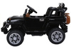 Samochód na akumulator Jeep JJ245 elektryczny Auto dla dzieci czarny