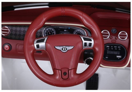 Samochód na akumulator auto dla dzieci Bentley Supersports JE1155 elektryczny czerwony światła LED otwierane drzwi