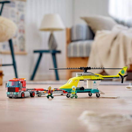 LEGO Klocki City 60343 Laweta helikoptera ratunkowego