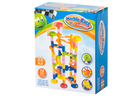 Zjeżdżalnia Tor kulkowy Labirynt 74el. Marble