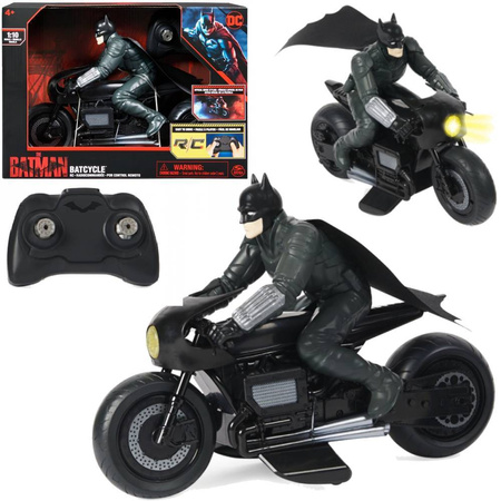 Zdalnie starowany motor na pilota Batmobil figurka Batmana dla dzieci
