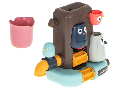 Zabawkowy domek na drzewie Zestaw do kąpieli dla dzieci z kranem Zabawka do wanny pod prysznic