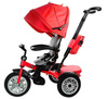 Rowerek trójkołowy dla dzieci wózek spacerówka z daszkiem PRO800 czerwony