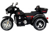 Duży motocykl elektryczny motor na akumulator dla dzieci dwa silniki czarny ABM-5288