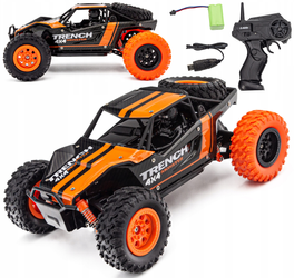 Duży samochód zdalnie sterowany Desert Truck Auto RC Buggy 1:24 2,4GHz pomarańczowy
