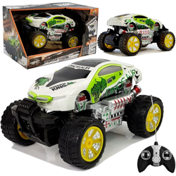 Zdalnie sterowany duży samochód terenowy 1:16 2,4GHz Auto RC dla dzieci biały