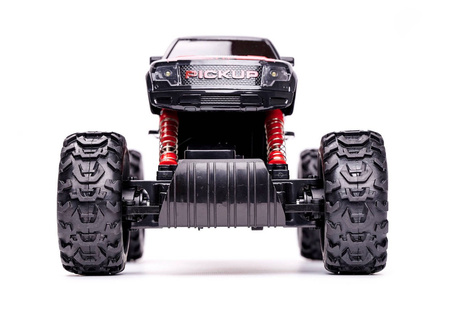 Duży samochód zdalnie sterowany Rock Crawler Pick-up Auto RC 1:14 4WD czerwony