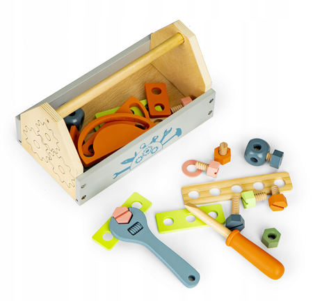Zestaw Małego Majsterkowicza Narzędzia w skrzyni Mini warsztat Ecotoys TL80013