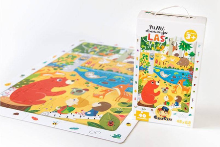 CzuCzu Puzzle obserwacyjne  - Las 40 elementów