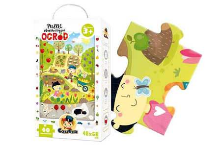 CzuCzu Puzzle obserwacyjne - Ogród - 40 elementów