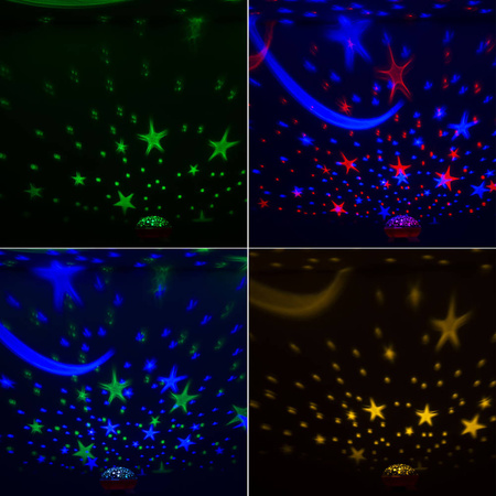 Projektor gwiazdy + morska głębia - lampka nocna dla dziecka