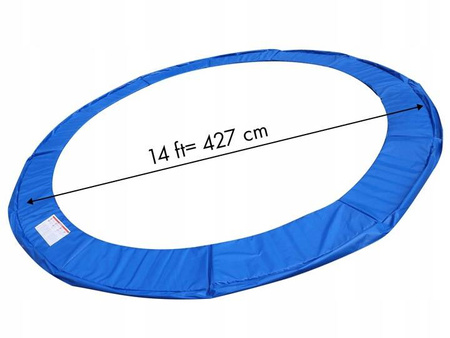Uniwersalna osłona sprężyn do trampoliny 427 - 430cm 14FT Mata na trampolinę niebieska