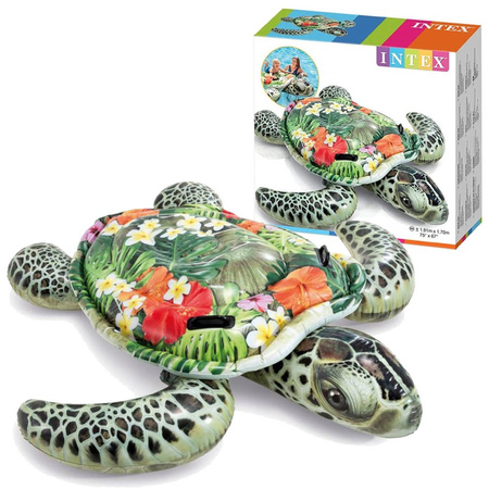 Dmuchany materac plażowy żółw morski 57555 INTEX