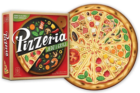 Rodzinna gra towarzyska Pizzeria Nasza Księgarnia Jedz i graj