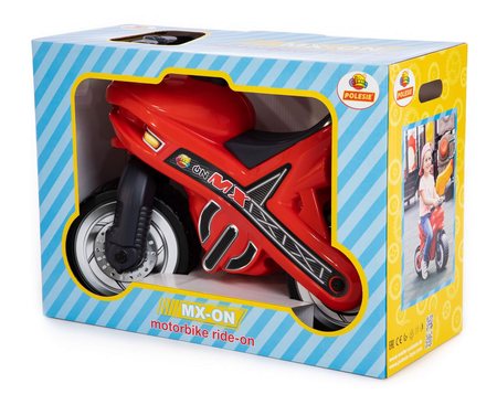 Jeździk motorek dla dzieci MX Motor czerwony WADER Polesie 67180