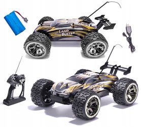 Samochód zdalnie sterowany RC auto na pilota NQD Land Buster 4x4 USB 1:12 9,6V żółty