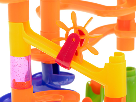 Zjeżdżalnia Tor kulkowy Labirynt 74el. Marble