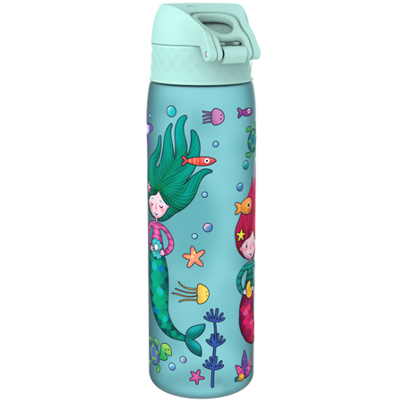 Butelka bidon na wodę napoje dla dzieci do szkoły na wycieczkę do samolotu Syrenki Mermaids ION8 500 ml