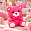 Gniotek miś różowy dla dzieci zabawka antystresowa sensoryczna chrupiący squishy