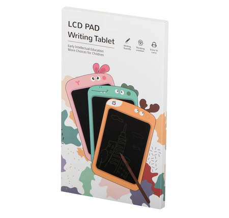 Tablet graficzny z rysikiem dla dzieci Tablica do rysowania Renifer pomarańczowy LCD