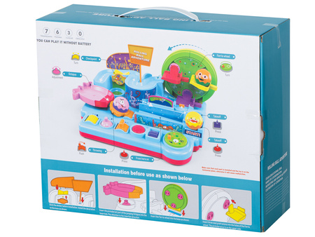 Interaktywny tor przeszkód dla dzieci Kulkowe wędrujące jajko Wielofunkcyjna gra edukacyjna