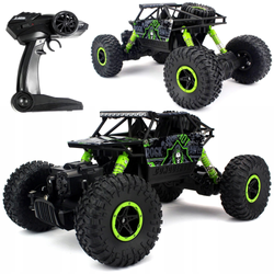 Duży samochód zdalnie sterowany RC Auto Monster Truck 1:18 2,4GHz dla dzieci zielony